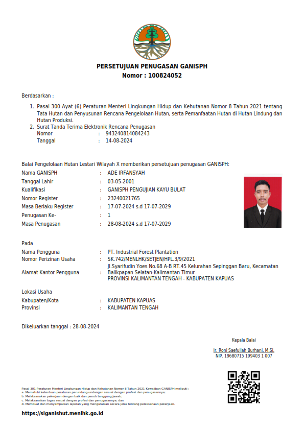 Sertifikat GANISPH (Ade Irfansyah)