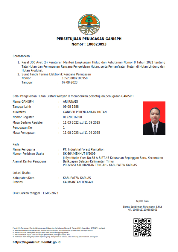 Sertifikat GANISPH (Ari Junadi)