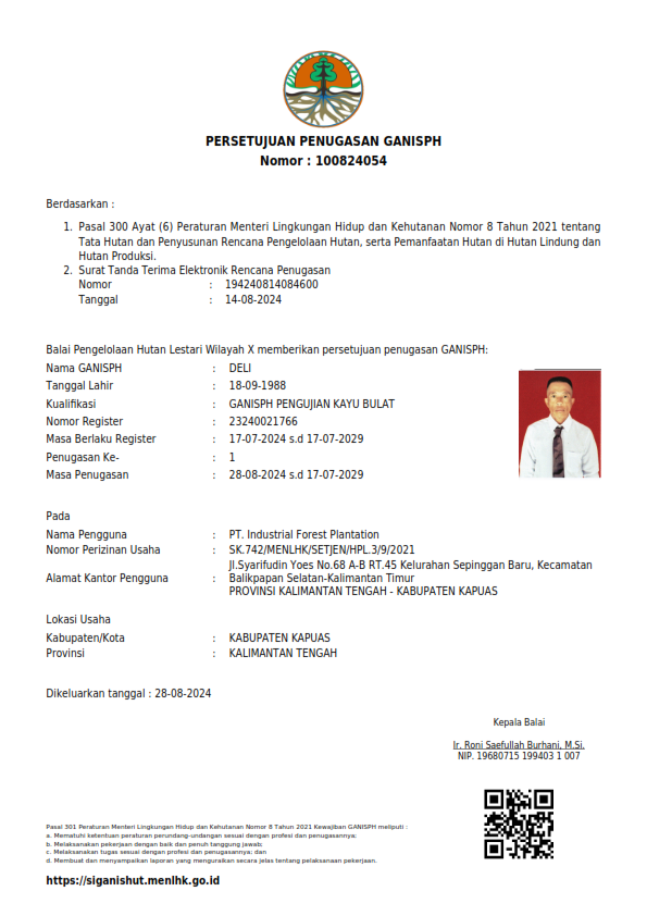 Sertifikat GANISPH (Deli)