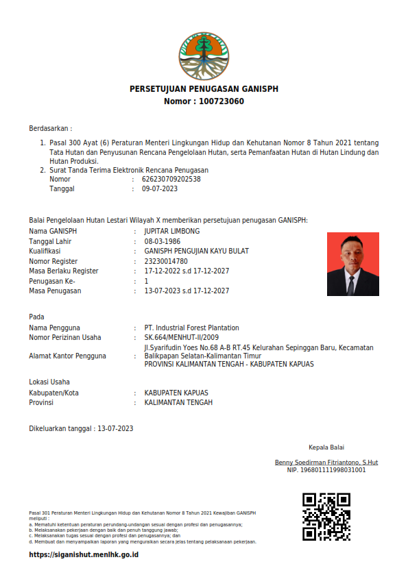Sertifikat GANISPH (Jupitar Limbong)